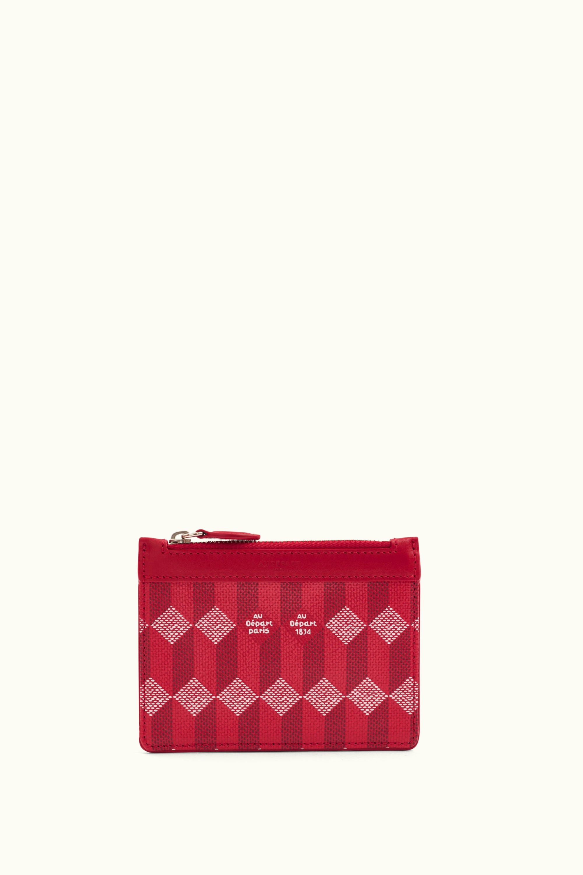 La Pochette S Toile Enduite Rouge