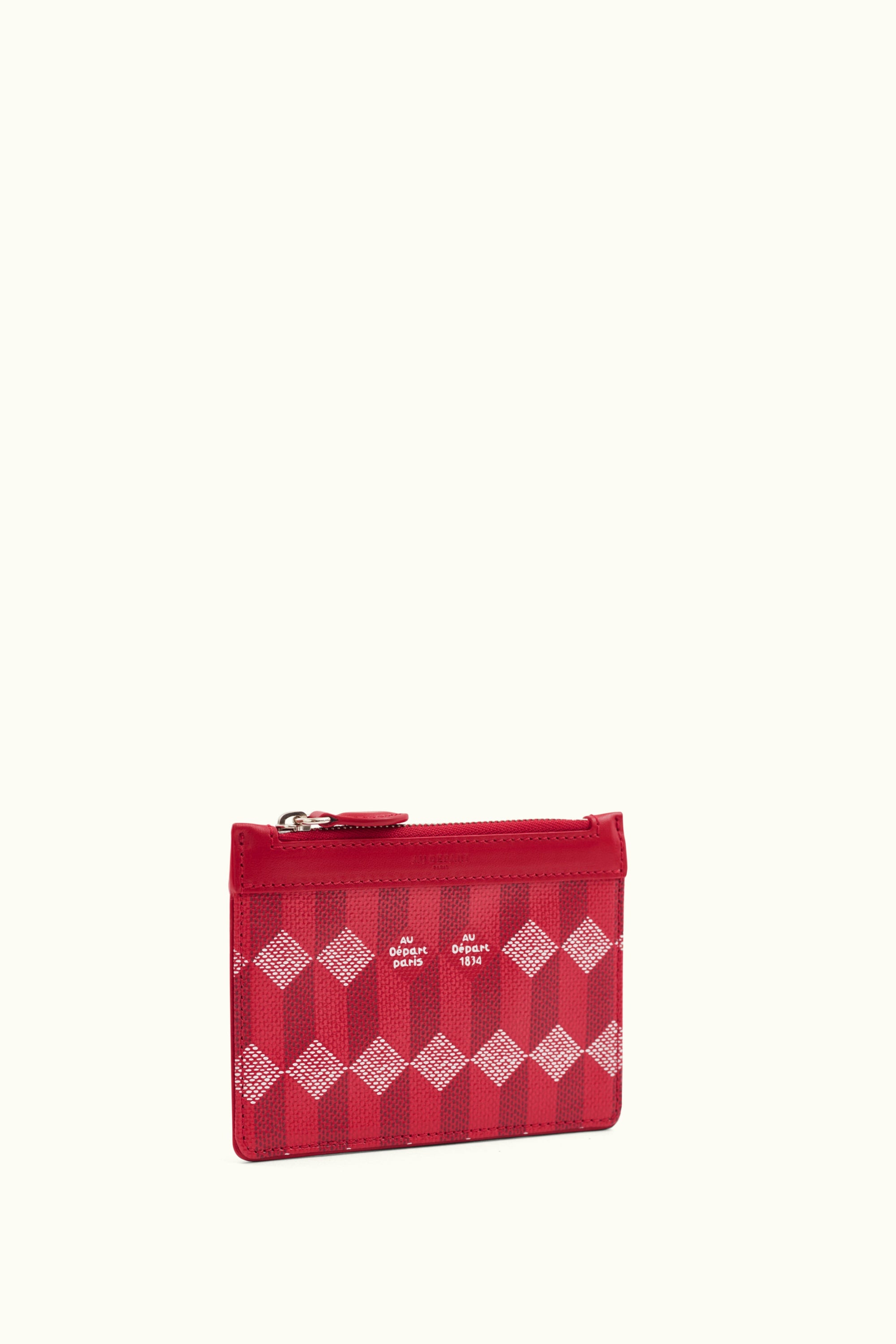 La Pochette S Toile Enduite Rouge