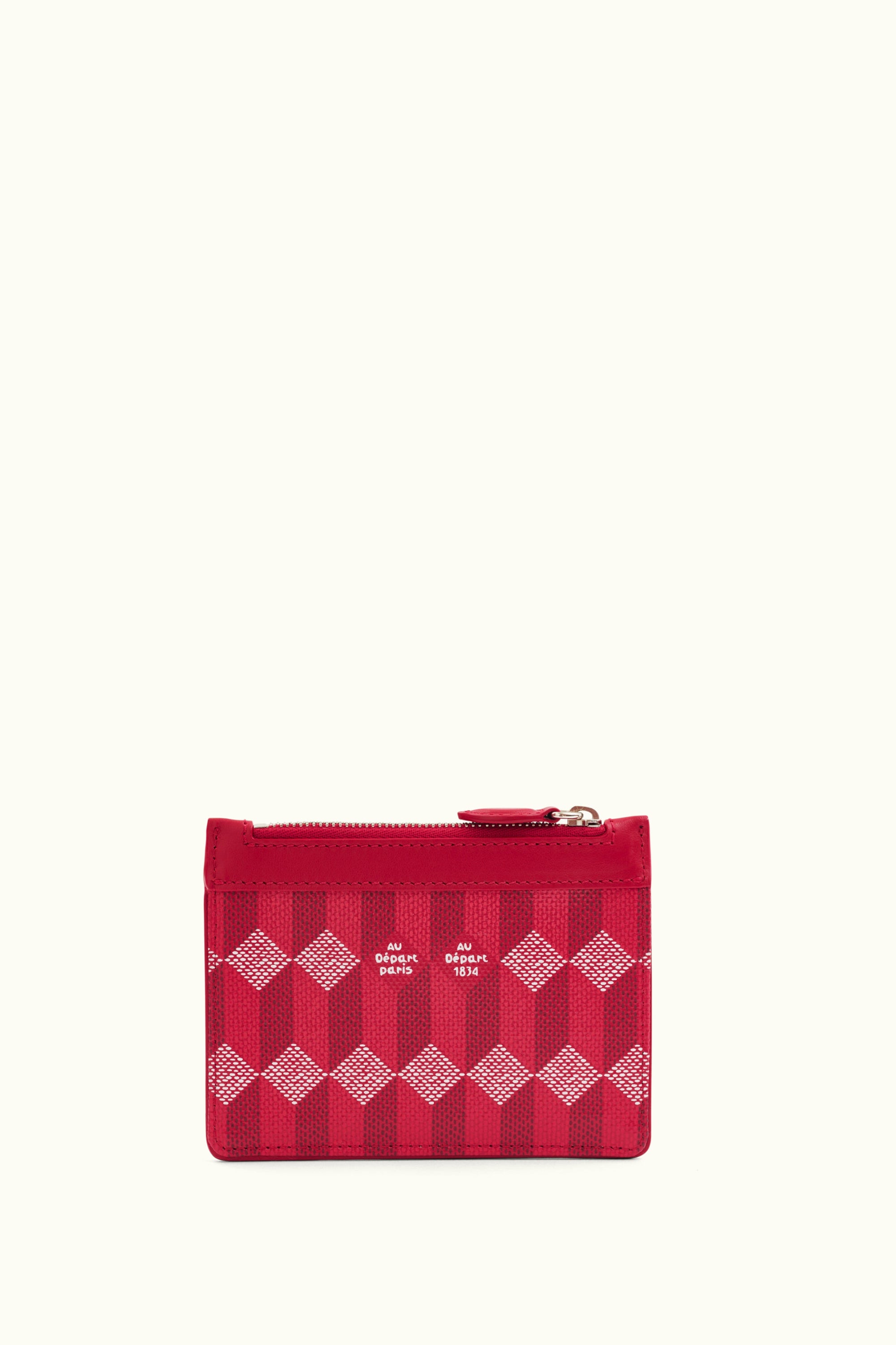 La Pochette S Toile Enduite Rouge