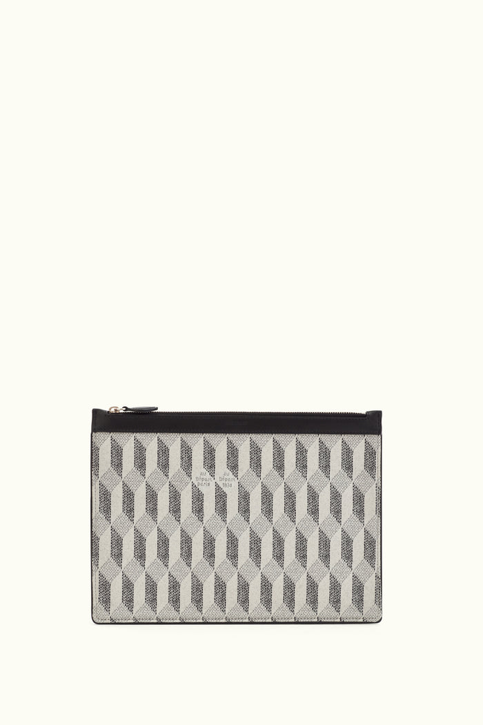 Blanc / Jacquard réfléchissant